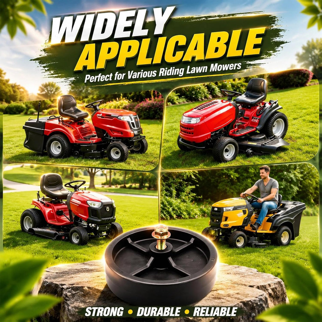 2 Pack 734-0973 Deck Wheels Kit for Cub Cadet MTD Craftsman Toro Troy Bilt Replace 112-0337 734-0796 934-0973, Fit for 32" 38" 42" 44" 46" 48" Riding Lawn Mower Deck