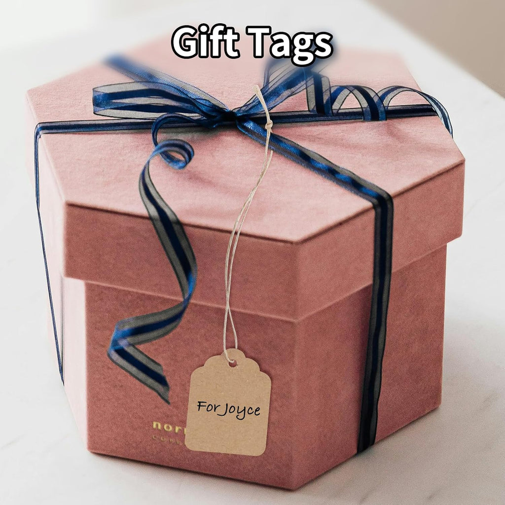 500PCS Paper Price Tags with String Attached 1.4x1.8inch Writable