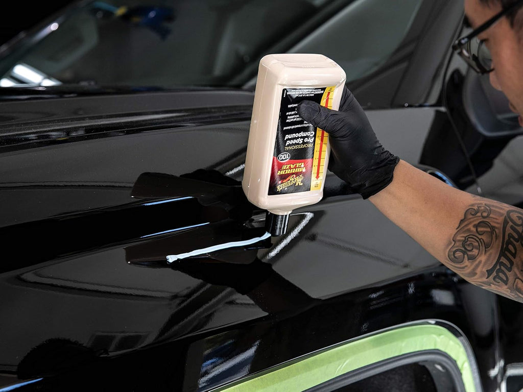 Professional M100 Pro Speed Compound, 32oz | Fast-Cutting Rubbing Compound for Cars, Offers Heavy Scratch & Swirl