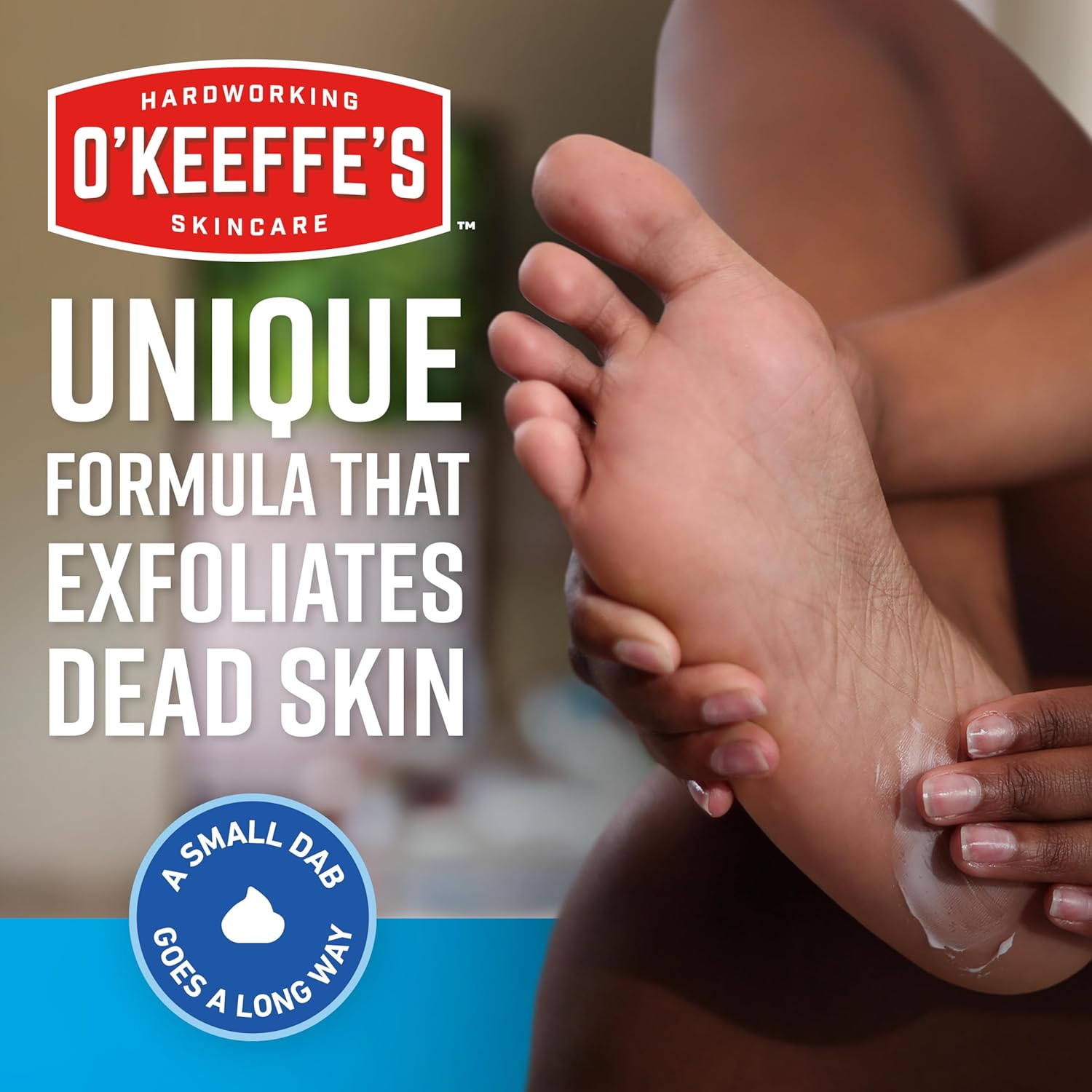 Healthy Feet Intense Renewal Cream, 3 oz Tube, 1-Pack | Chemically Exfoliates & Softens Extremely Callused Dry Feet