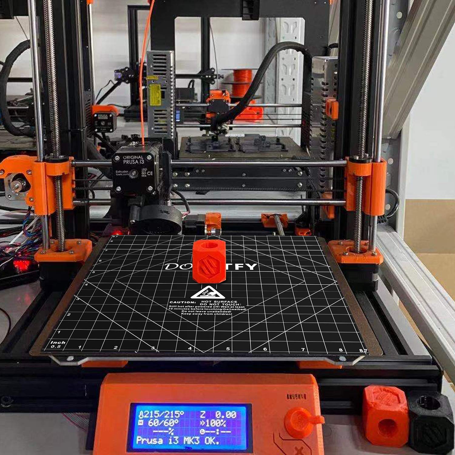3D Printing Build Surface,with Premium Adhesive 3D Printer Heat Bed Platform Sticker Sheet,for Ender 3/Ender 3
