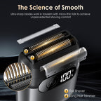 Electric Razor for Men, Foil Shaver and Beard Trimmer