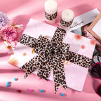 1 Pcs Leopard Print Ribbon Christmas Craft