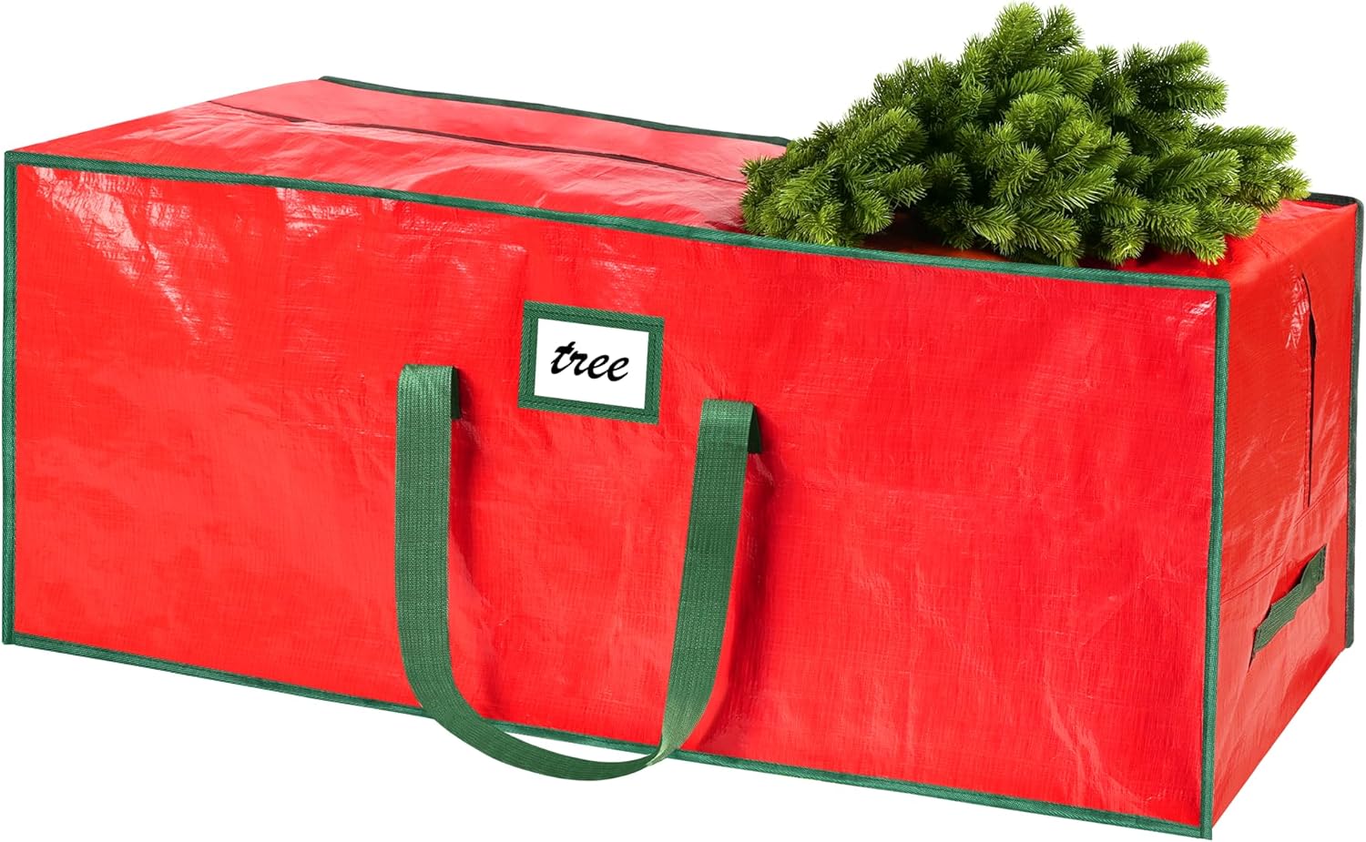 7.5 Ft Christmas Tree Storage Bag, Large Heavy Duty Artificial Tree Bag with Reinforced Handles and Dual Zippers