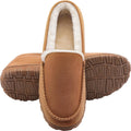 Men's Slippers Indoor Outdoor Warm Soft Plush Memory Foam House Slippers for Men Comfortable Bedroom Moccasin Slipper