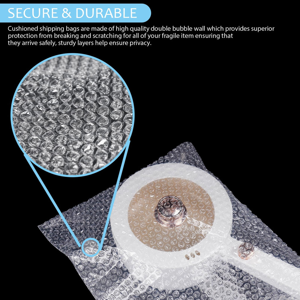 14PCS Clear Bubble Out Bags, 18x22" Large Bubble Pouches Wrap Bag
