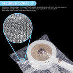 14PCS Clear Bubble Out Bags, 18x22" Large Bubble Pouches Wrap Bag
