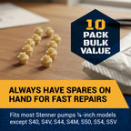 Duck Bill Check Valve Replacement (10 Pack) | Compatible with Stenner Pumps