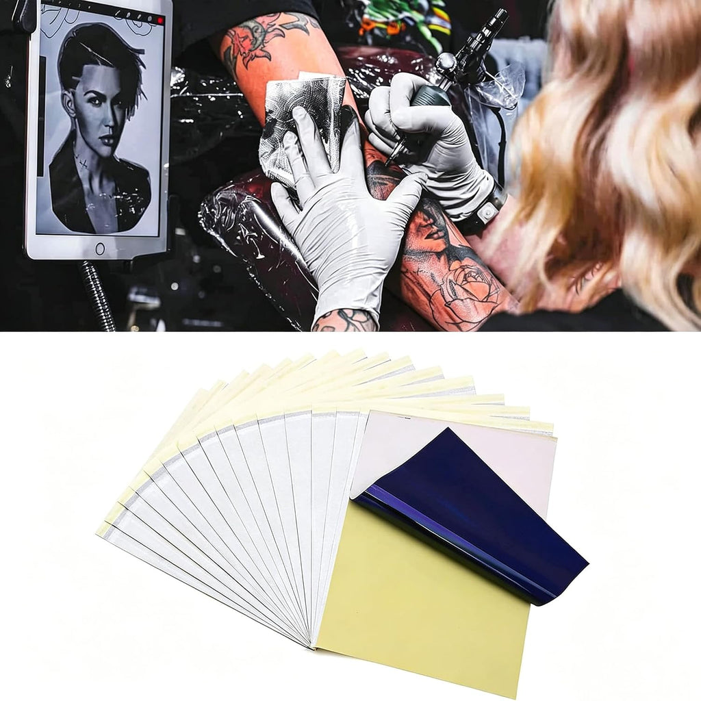 Tattoo Transfer Paper 50Pcs Tattoo Stencil Paper Printer