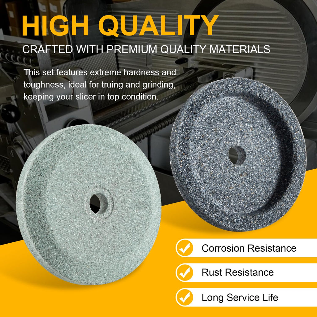 Grinder Sharpening and Honing Stone Set for Bizerba Slicer