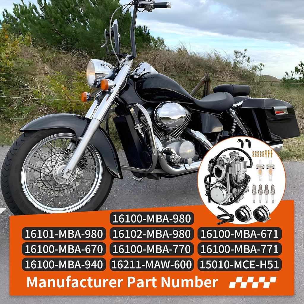 Carburetor Carb & Intake Manifold Boots for Honda Shadow 750 ACE 750