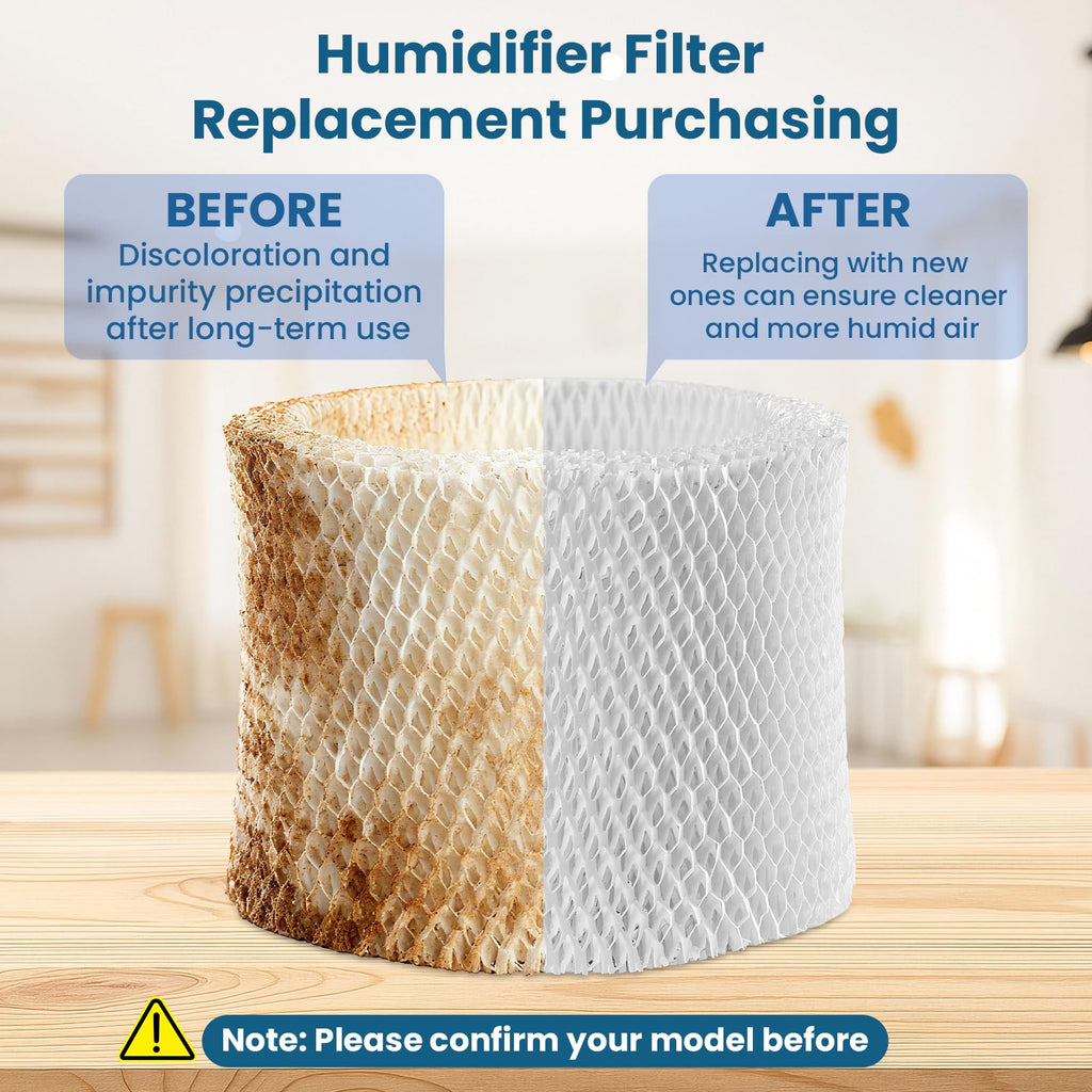 Humidifier Filter PSU10E1BB (2 Pack), Humidifier Wicking Filter Replacement