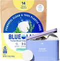 100% Plastic Free Toilet Bowl Cleaner Tablets Set, Eucalyptus