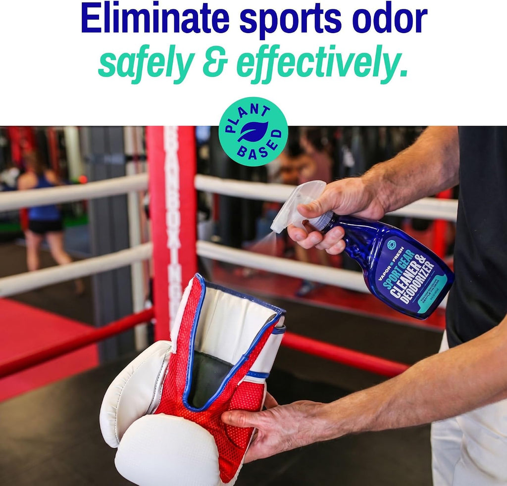 Sports Gear Cleaner and Deodorizer Spray, 16oz (1 Pack)