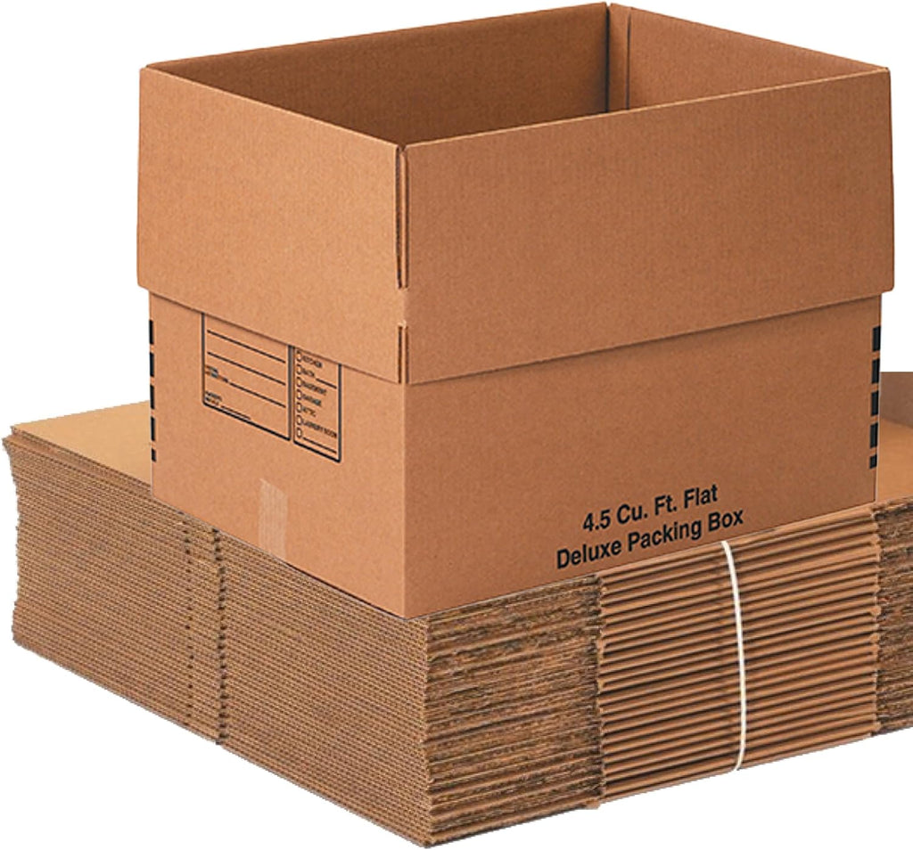 Heavy-Duty Shipping Boxes Holds 65lbs, 24x18x18, 10-Pk