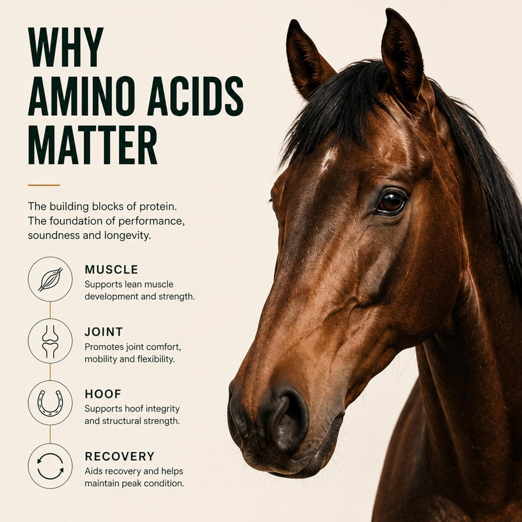 Horse Joint Supplement Powder – 8 Amino Acids, MSM & Glucosamine