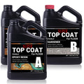 Floor Epoxy Resin Kit, Clear Epoxy Floor Top Coat, 3 Gallon Kit