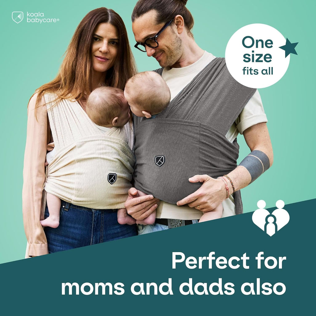 Baby Carrier Wrap, Easy to Wear As a T-Shirt - Original Baby Carrier Newborn to Toddler - Sling One Size Fits All