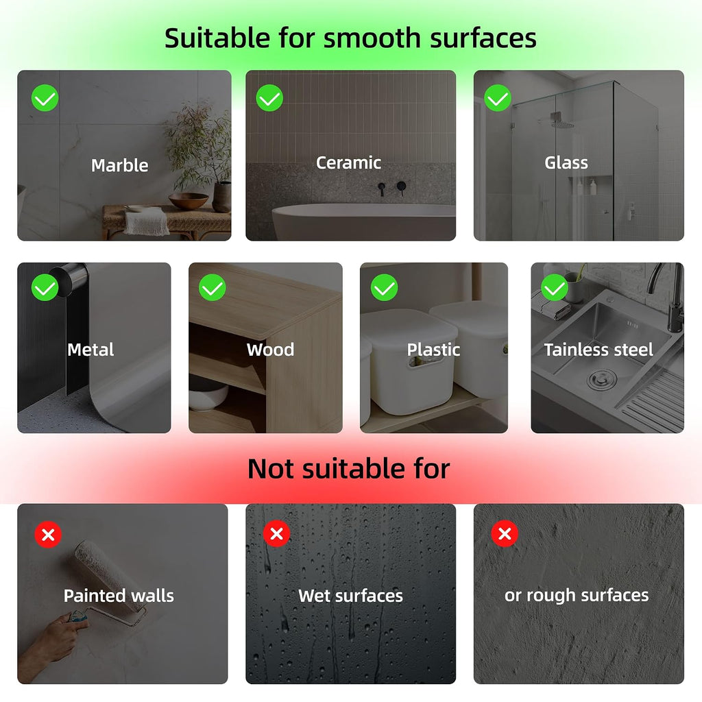 3m Double Sided Tape Heavy Duty, Strong Nano Tape, Sticky Waterproof Mounting Tape, Clear Tape Adhesive Strips for