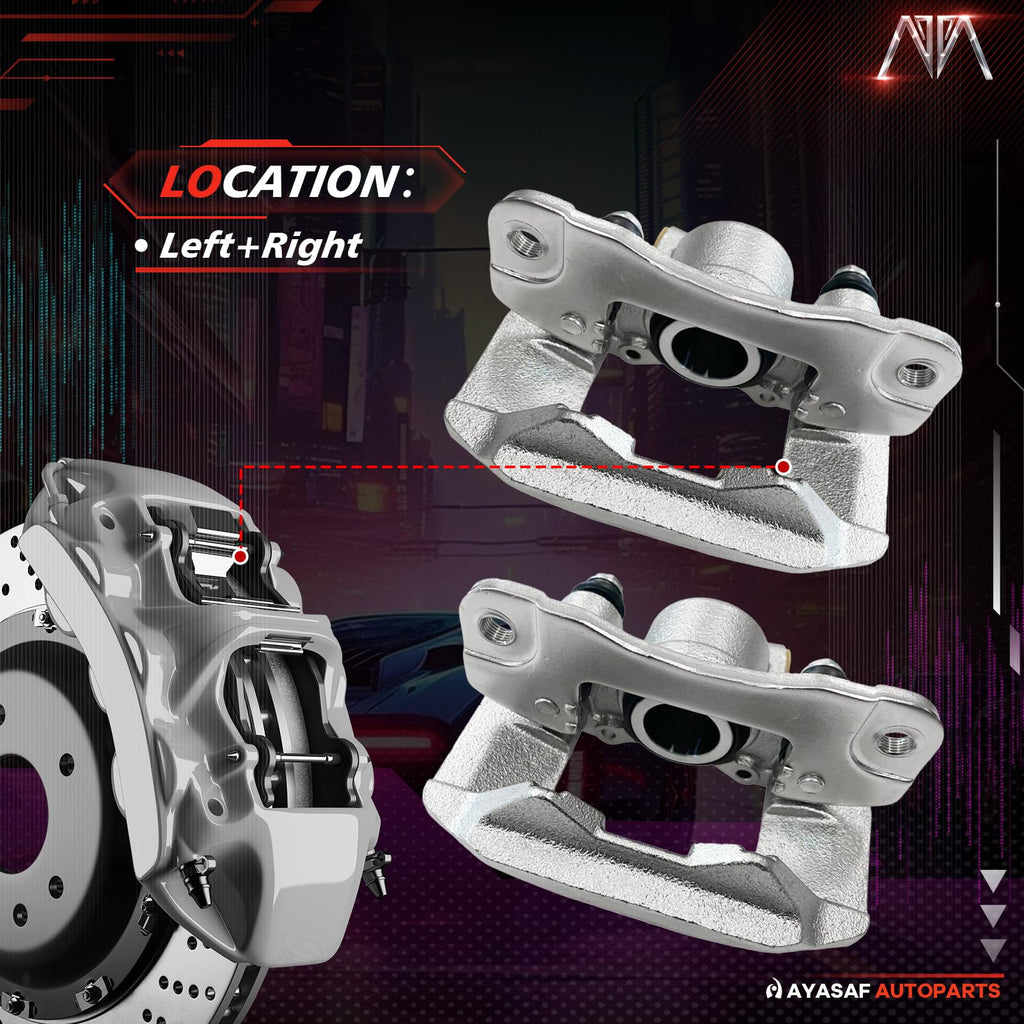MAYASAF 192628 192629 Rear Left&Right Disc Brake Caliper Assembly Set
