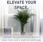 Legrand Radiant 15 Amp Tamper Resistant Decorator Outlet Nickel 1 Pack
