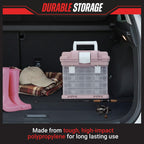 Portable Tool Box for Women or Men, Pink