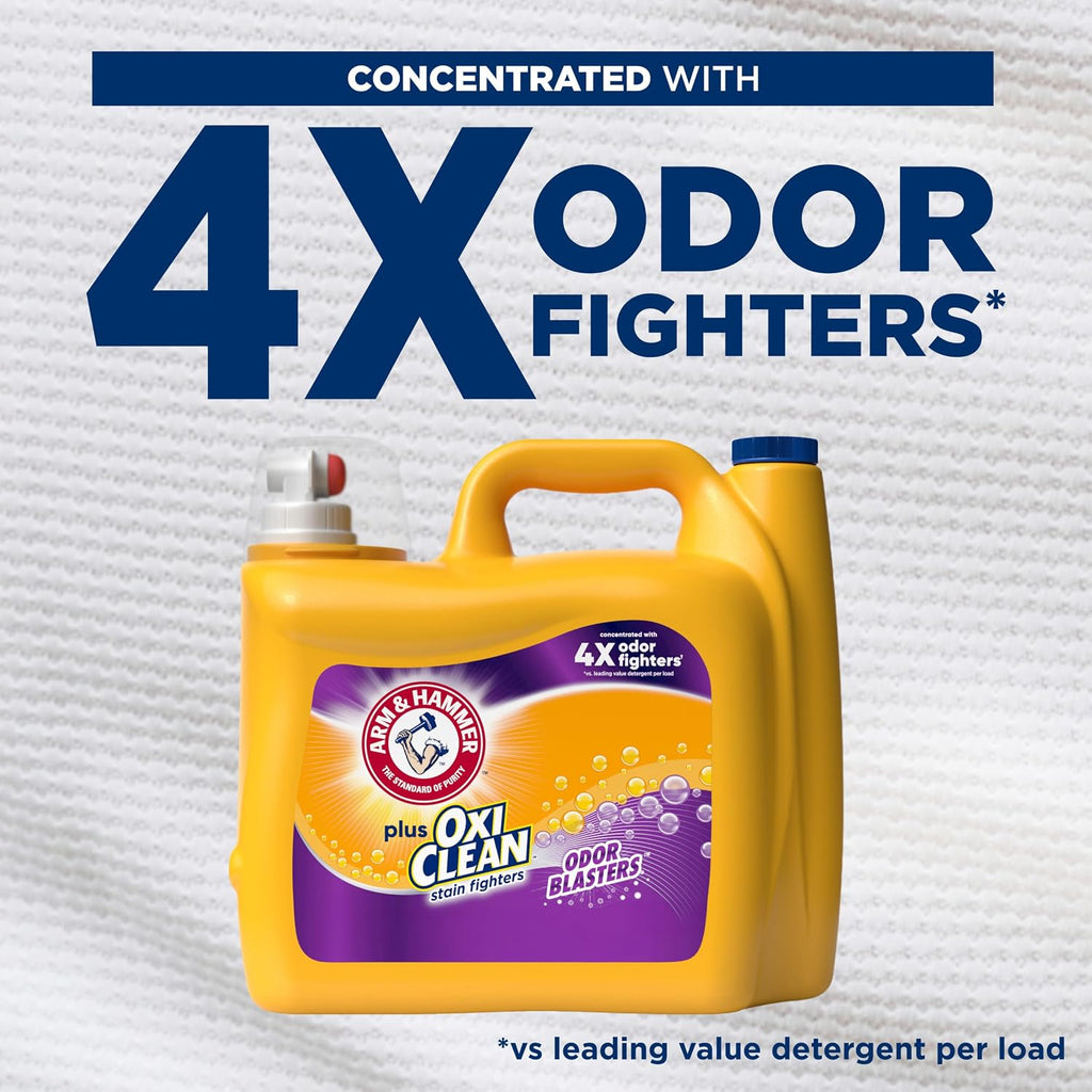 Plus OxiClean with Odor Blasters Liquid Laundry Detergent