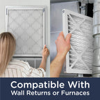 12x24x1 MERV 11 Enhanced Pleated HVAC Air Filter, 6 Pack