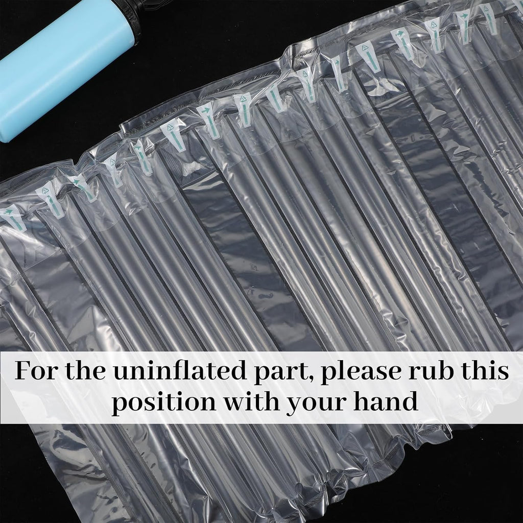 Large Bubble Cushioning Wrap 12"x164', Inflatable Air Pillows 55um