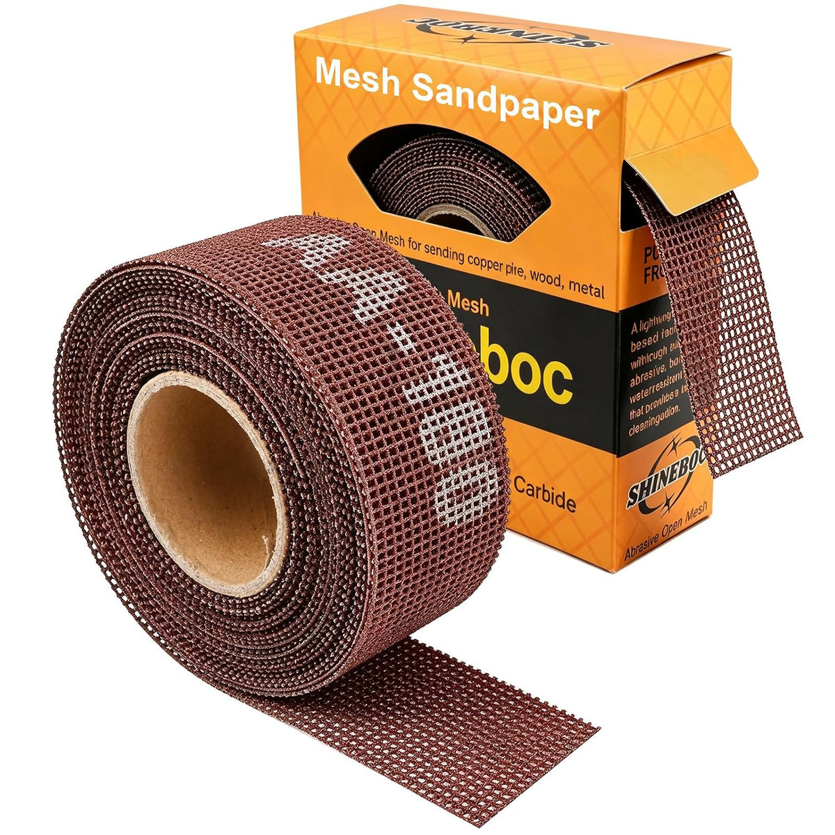 180 Grit Emery Cloth Roll for Copper Pipe Sanding 1-1/2 Inch