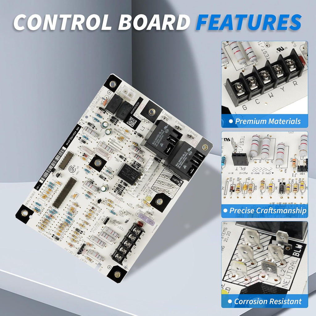 HK42FZ061 Control Board Compatible with Carrier Payne Bryant HVAC Furnace Control Board, Replacement CEPL131012-20