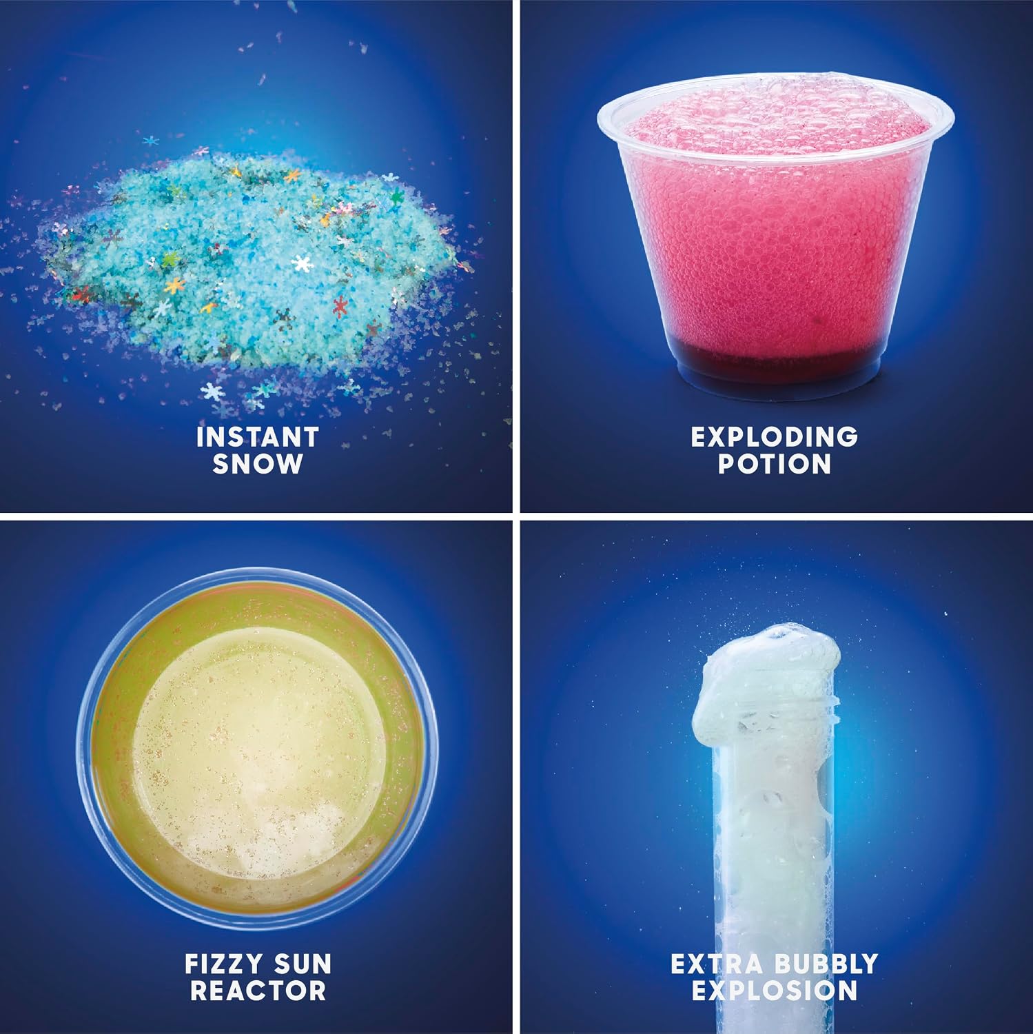 Mini Science Kit 8-Pack, 32 STEM Science Experiments for Kids, Chemistry, Crystal Growing, Slime, Magic, Space