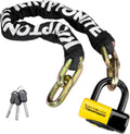 New York Fahgettaboudit 1410 Bike Lock Chain, 3.25 ft Heavy Duty | 14mm Manganese Steel Hexagonal Links, 15mm Shackle