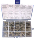 Compression Springs Assortment Kit, 15 Different Sizes 225pcs Mini Stainless Steel Springs for Repairs, 0.39" to