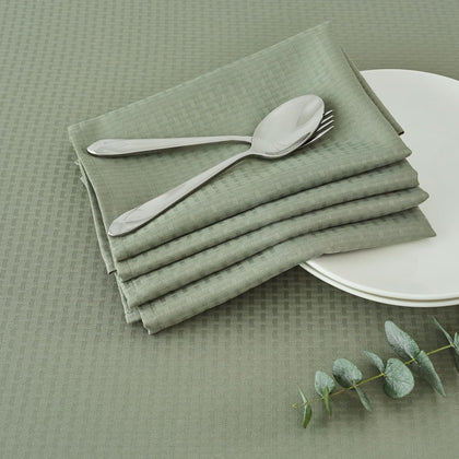 Cloth Napkins Weaved Texture Pattern Soft Comfortable and Luxury Serviette for Restaurant Family Dinners Weddings