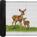 4x75FT Deer Fence Netting for Garden, 55GSM Plastic Mesh Temporary Fence
