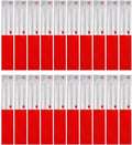 Reflective Tape 2" × 12" 20 Pack Red/White Trailer Reflector