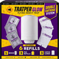 Glow Flying Insect Trap, Plug-in Indoor Fly Trap for Fruit Flies, Gnats, House Flies & Small Flying Insects, 2