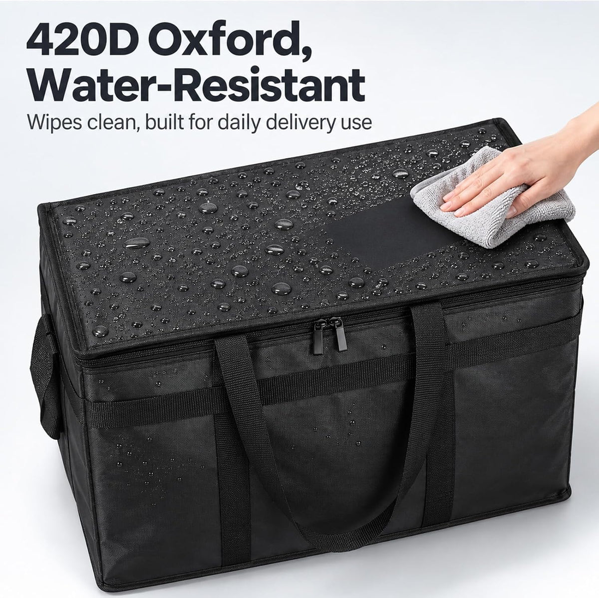Insulated Food Delivery Bag, Commercial Catering, 3 Pack