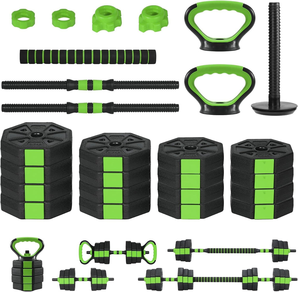 Adjustable Dumbbells, 44/66/88Lbs Free Weight Set with Connector, 4 In1 Weight Dumbbell Set Used As Kettlebells