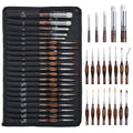 21 PCS Miniature Paint Brushes Set, Model Paint Brushes & Drybrush
