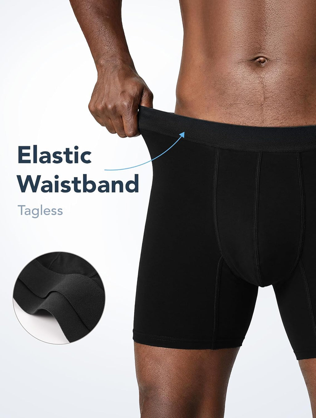 Men's Incontinence Underwear Cotton Boxer Briefs 5 Pack