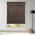 Cordless Bamboo Roman Shades, 31.5x64, BDP-Espresso