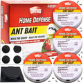 Ant Traps Indoor by Ortho Home Defense 4pk- Metallic & Adhesive Ant Killer Indoor & Ant Killer Outdoor - Ant Trap |