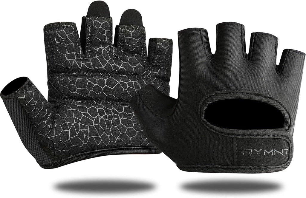 Short Workout Gloves for Women Men, Weight Lifting Gloves Full Palm Pads | Minimal Gym Gloves for Weightlifting