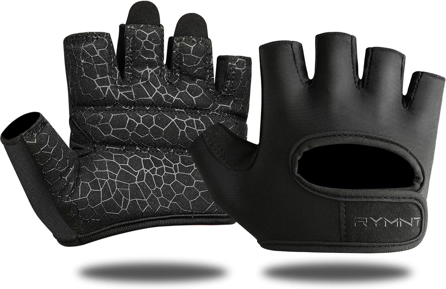 Short Workout Gloves for Women Men, Weight Lifting Gloves Full Palm Pads | Minimal Gym Gloves for Weightlifting