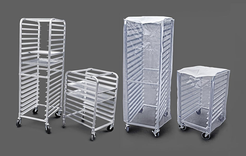 Clear Plastic Sheet Pan/Bun Pan Rack Cover, 20-Tier