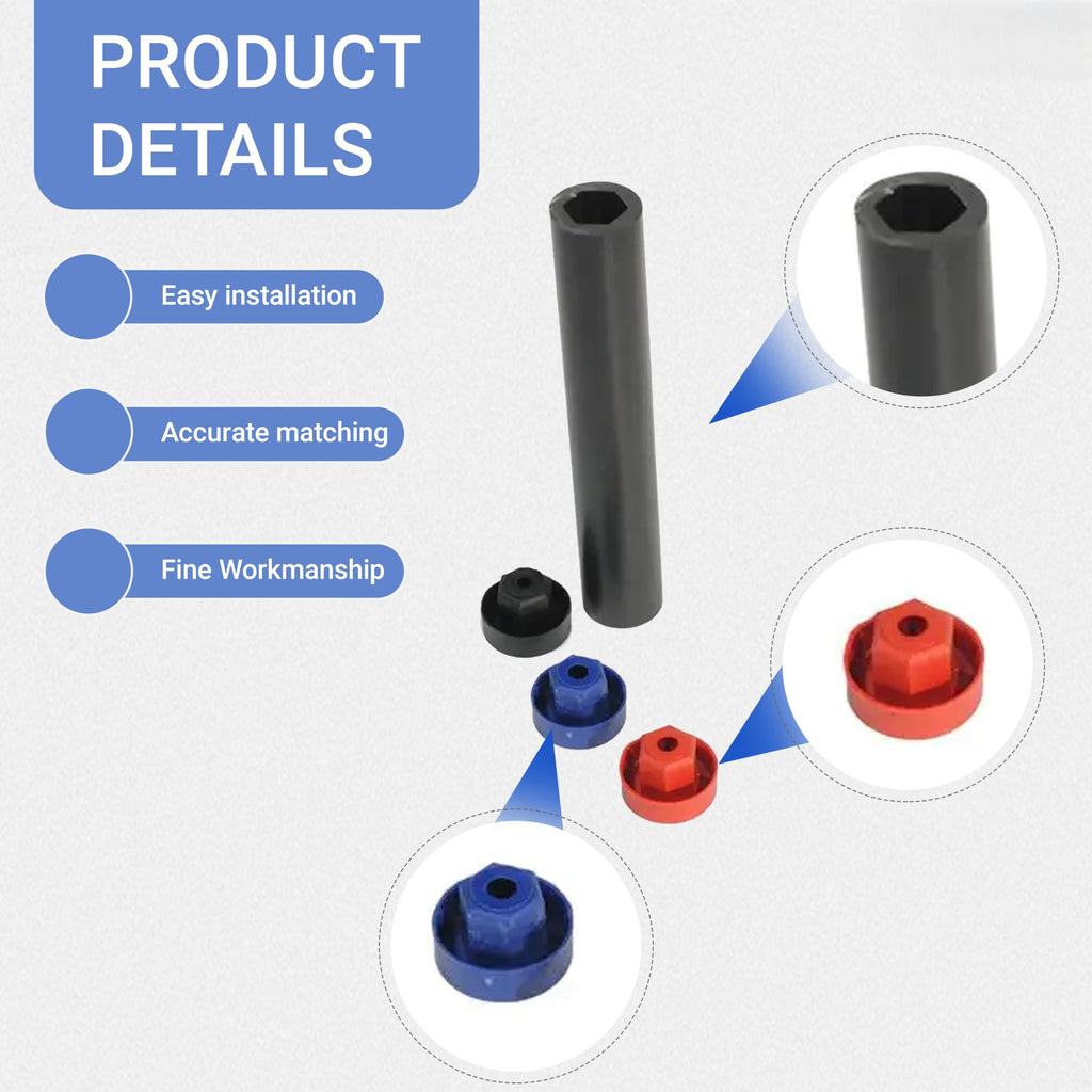 UCTIS Replacement UNIVERSAL 6" OIL BURNER motor COUPLING KIT Cutable fits Beckett, Wayne, Carlin, Pump & Motor coupler