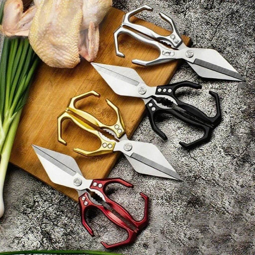 Multifunctional Heavy Duty Poultry Shears, Japanese High-Carbon Steel Kitchen Shears, Kitchen Scissors for