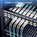Cable Matters 10-Pack LC UPC Duplex Fiber Keystone Coupler Jack
